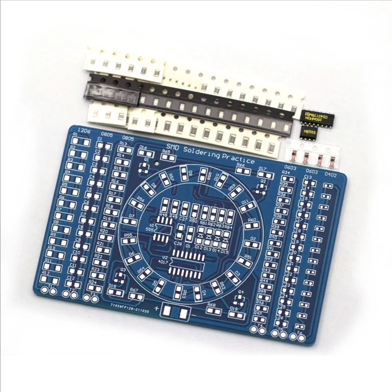 Diy Electronics Learning Kit - SMT SMD Componenti elettronici Scheda pratica