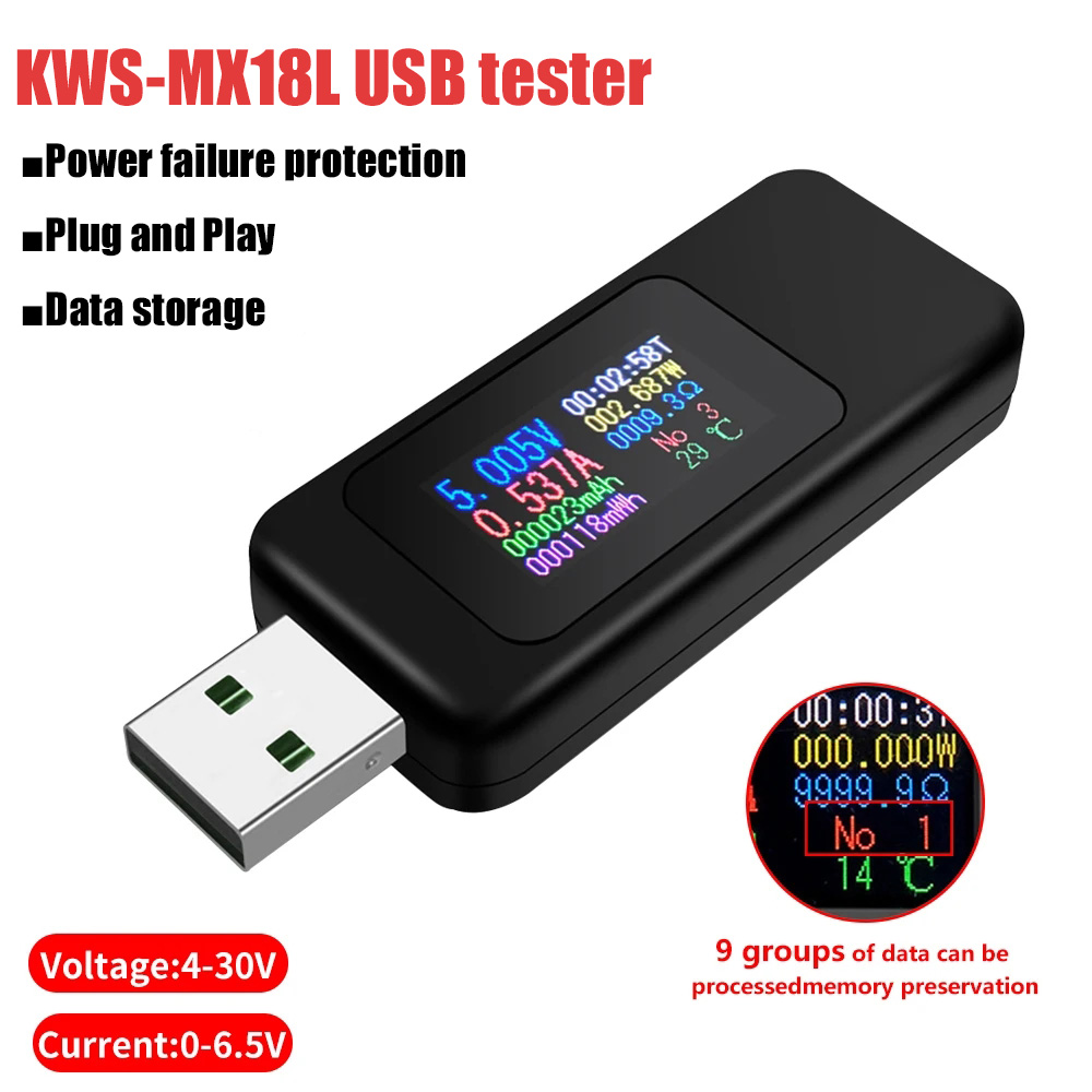 Logic Analyzer Usb - Tester USB 10 in 1 Voltmetro