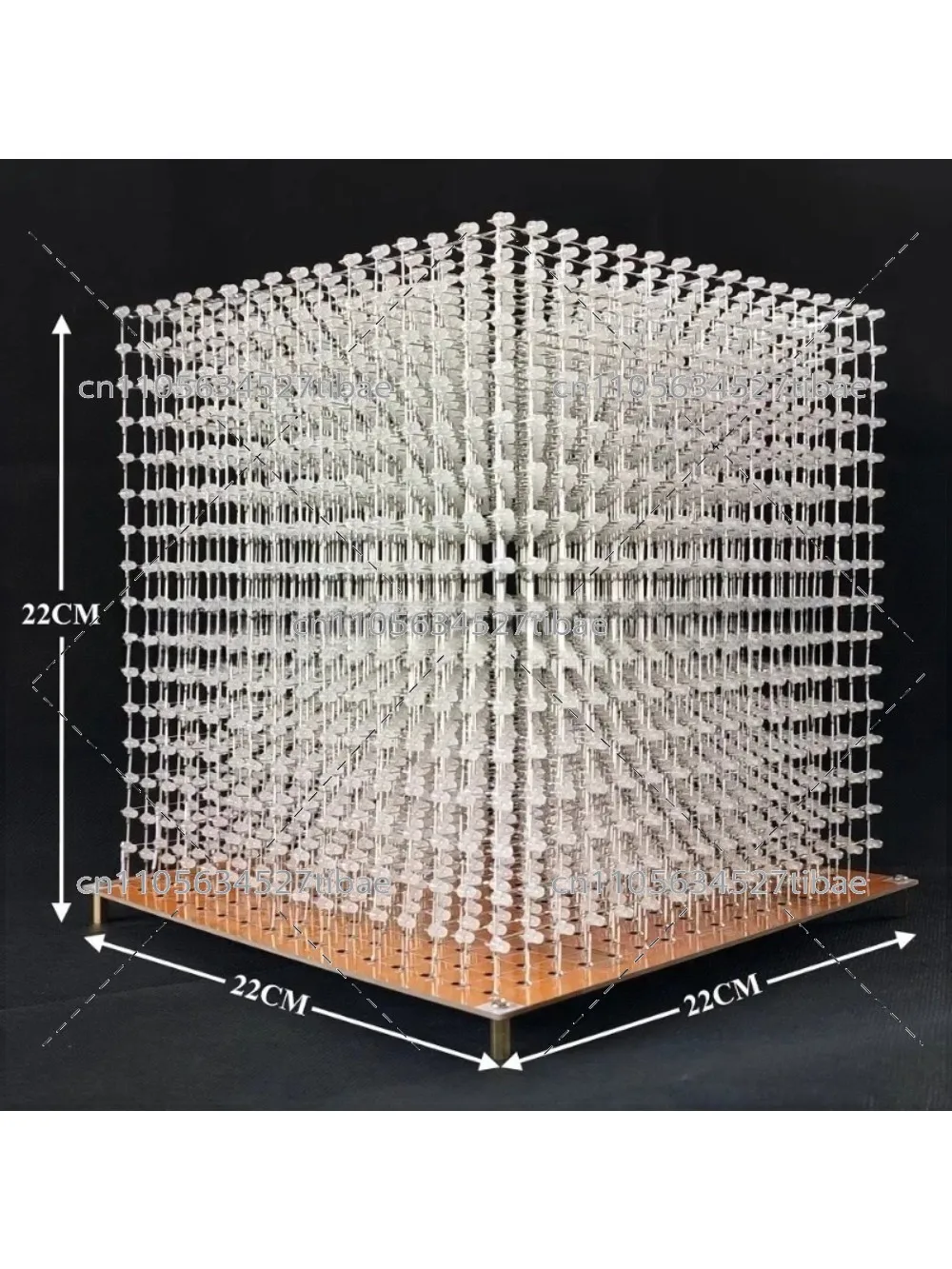 Diy Electronics Project Kit - Kit Cubo Luminoso 3D16mini 16x16x16, Prodotto