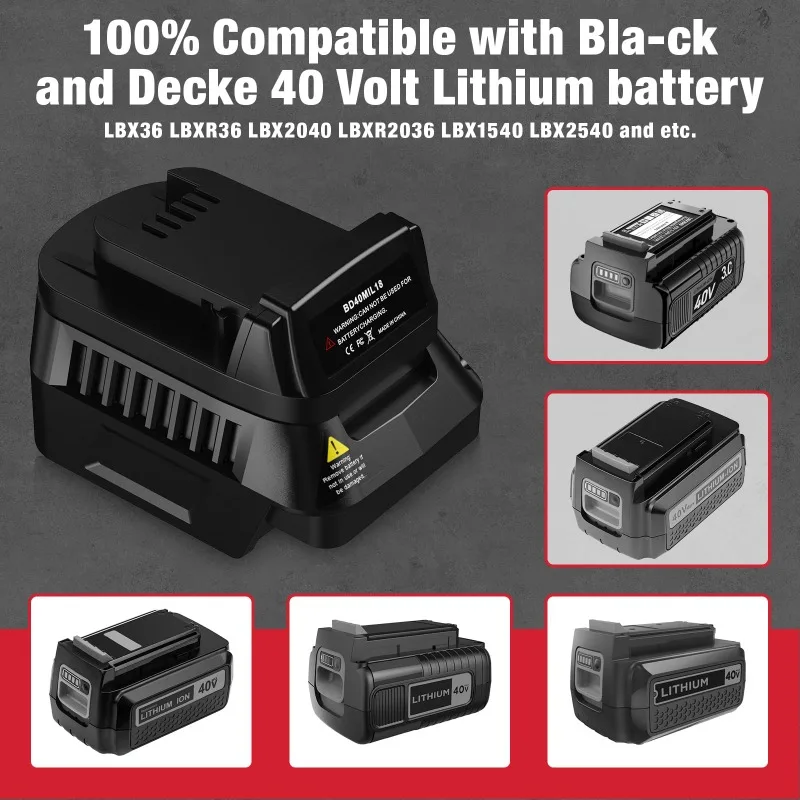 Adattatore per batterie BD40MI - Black+Decker Tool Cordless recensione e prezzo