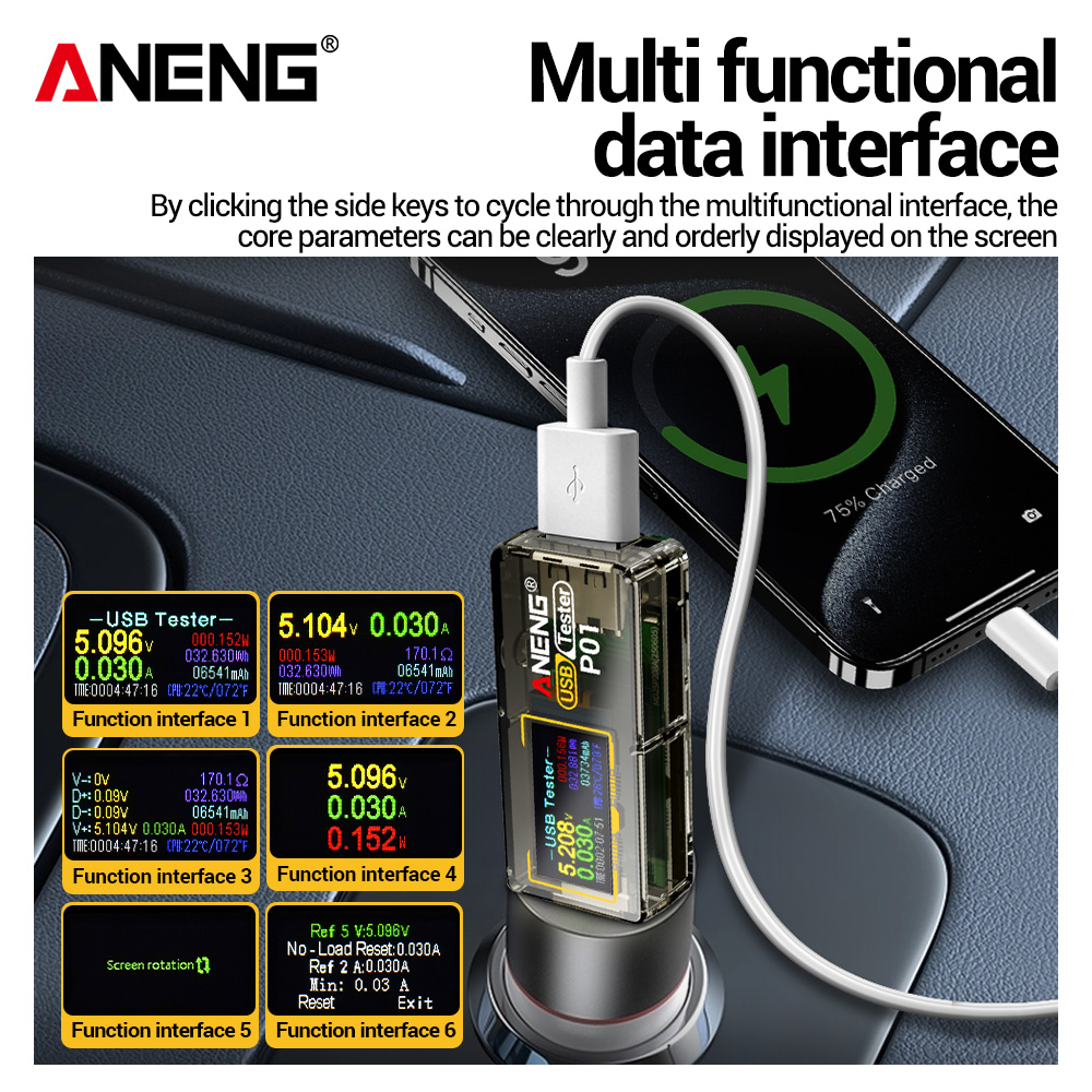 ANENG P01 Tester USB, Voltmetr - Logic Analyzer Usb recensione e prezzo